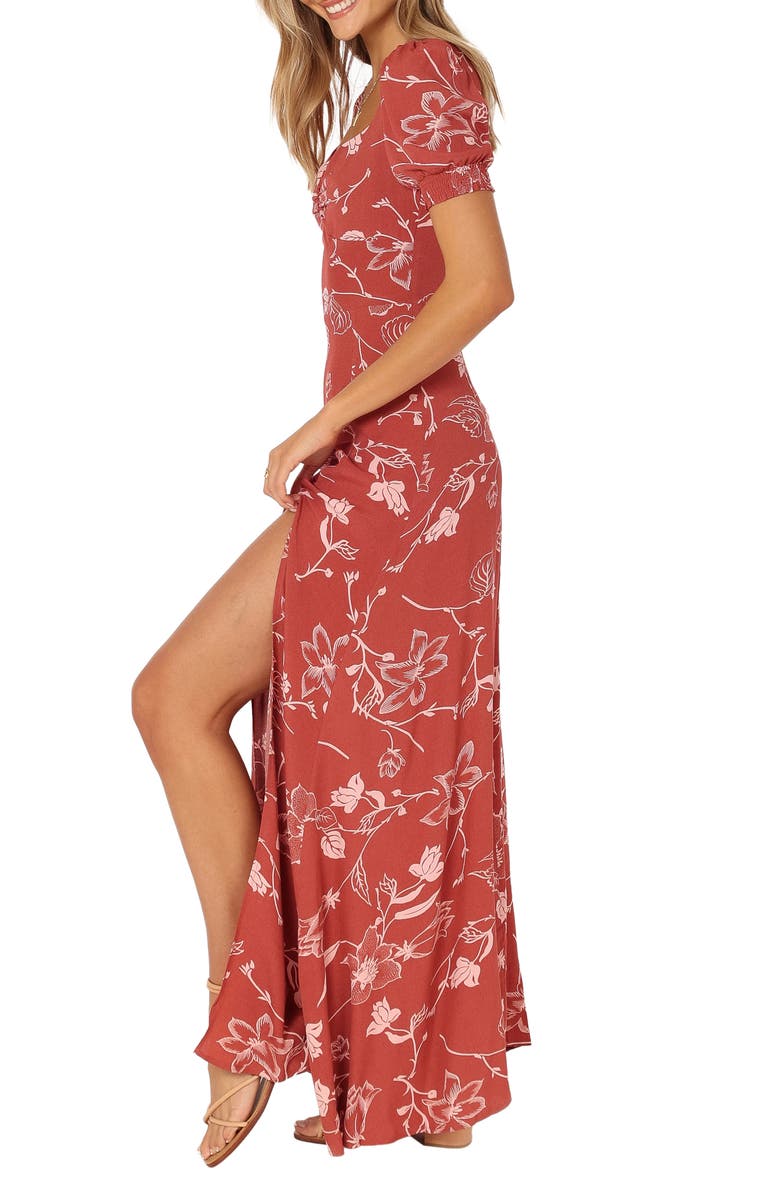 Franklin Floral Puff Sleeve Maxi Dress
