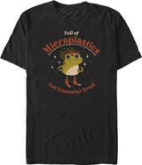 Lost Gods Men's Lost Gods Frog Full Of Microplastics Graphic T-Shirt