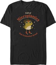 Lost Gods Men's Lost Gods Frog Full Of Microplastics Graphic T-Shirt