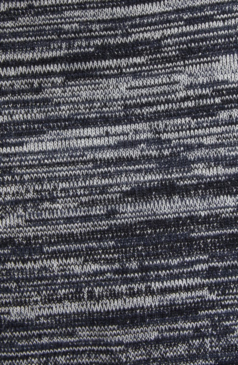 Waste Yarn Project James Space Dye One of a Kind Drawstring Shorts, Alternate, color, Black Melange