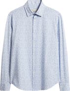 Bugatchi James OoohCotton® Floral Print Button-Up Shirt