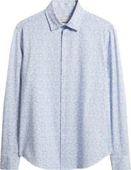 Bugatchi James OoohCotton® Floral Print Button-Up Shirt