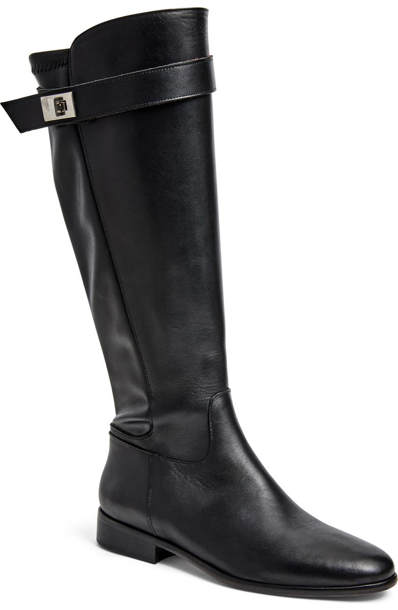 Bruno Magli Pamelina Knee High Boot, Main, color, Black