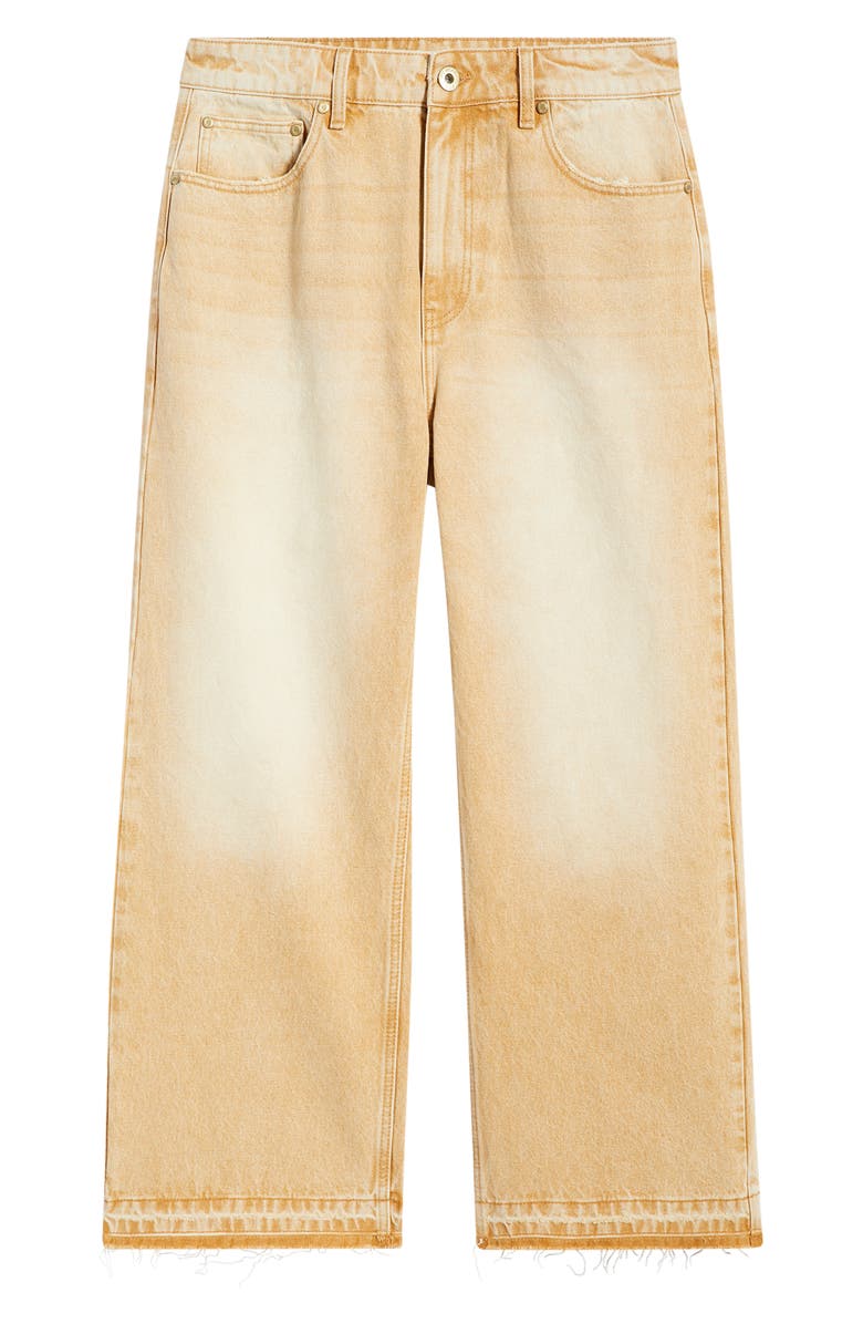 Elwood Released Hem Baggy Denim Pants, Alternate, color, Khaki