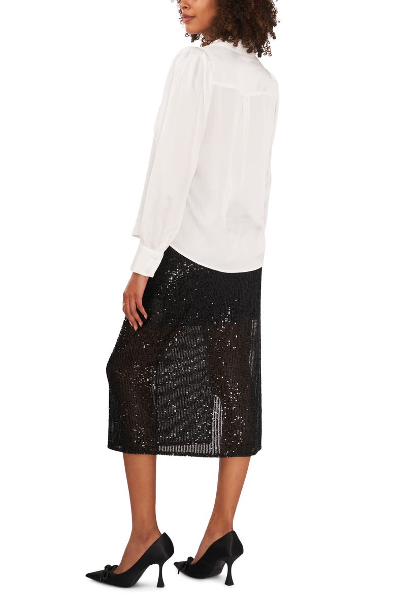 Vince Camuto Puff Sleeve Button-Up Shirt, Alternate, color, 