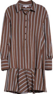 Veronica Beard Azriel Long Sleeve Shirtdress