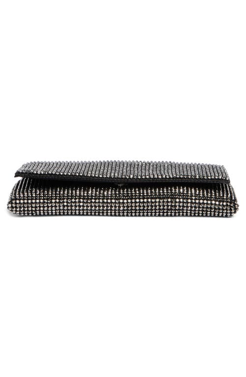 JESSICA MCCLINTOCK JESSICA MCCLINTOCK CORY CRYSTAL MESH FLAP CROSSBODY BAG 