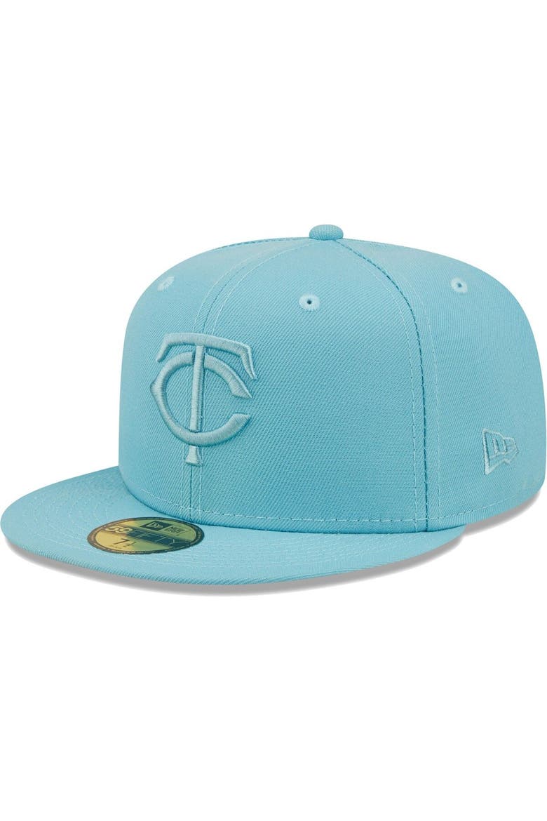 Men's New Era Light Blue Minnesota Twins Color Pack 59FIFTY Fitted Hat, Main, color, Light Blue