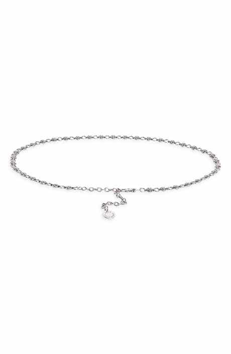 BCBG Small Western Ornament Chain Link Belt