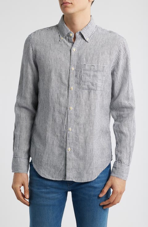 Playa Linen Button-Down Shirt