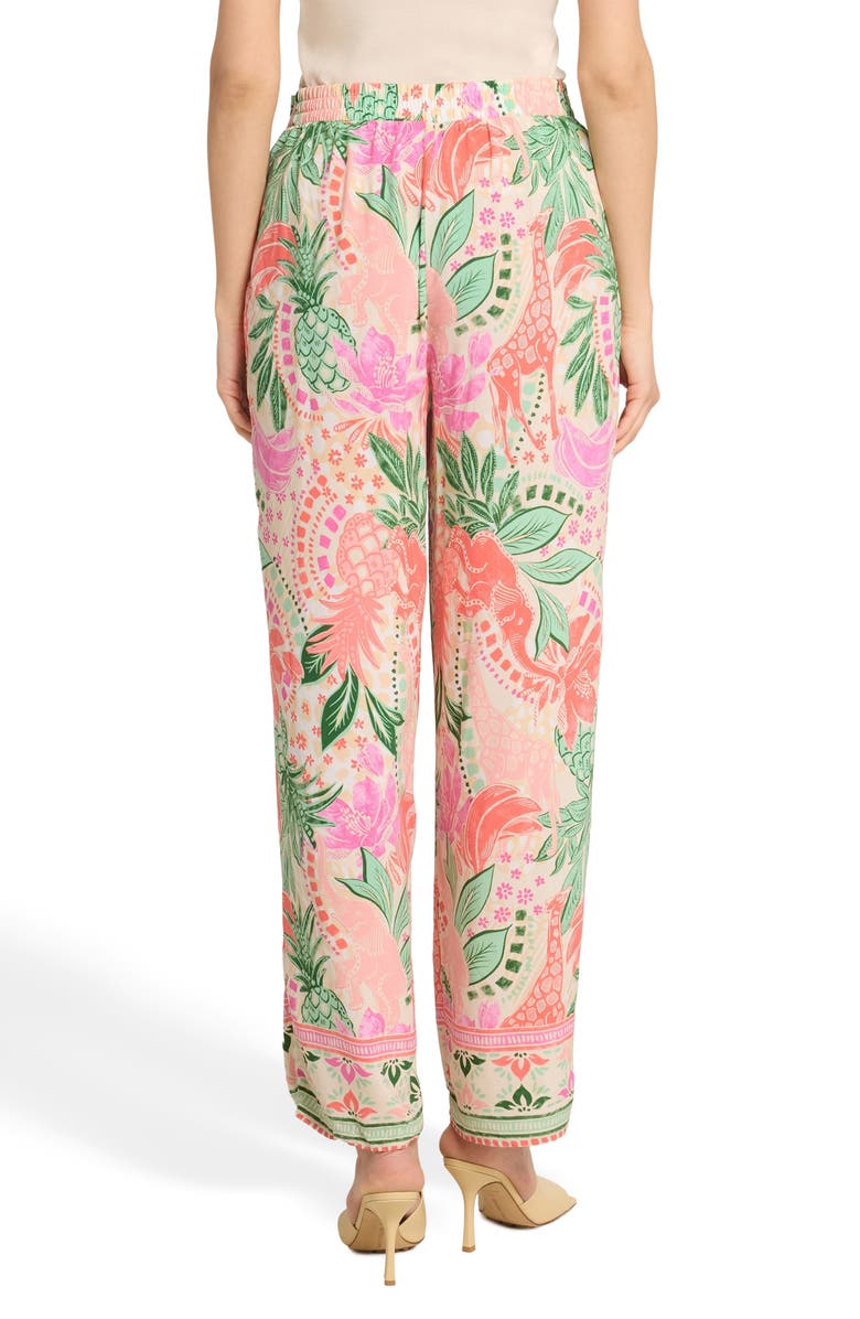 CARIBBEAN JOE Breezy Wide Leg Pants, Alternate, color, Pink Multi