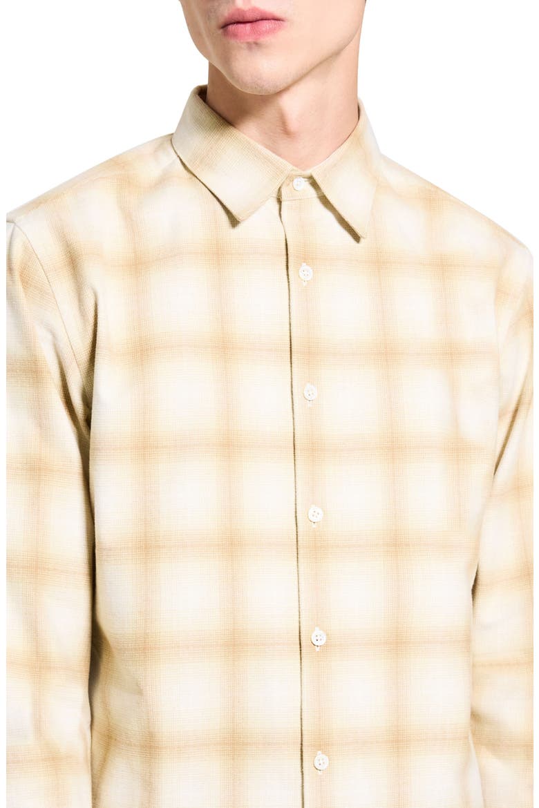Irving Fade Flannel Shirt, Alternate, color, NATURAL MULTI