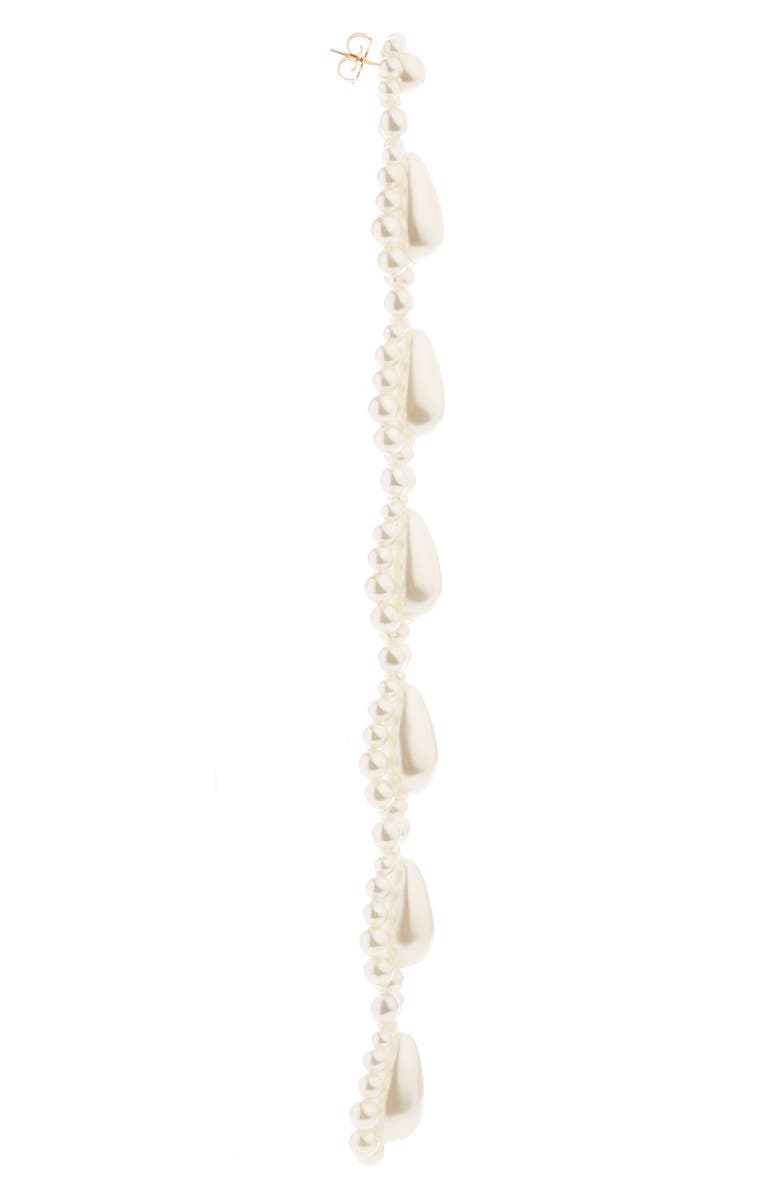 Simone Rocha Long Imitation Pearl Earrings, Alternate, color, 