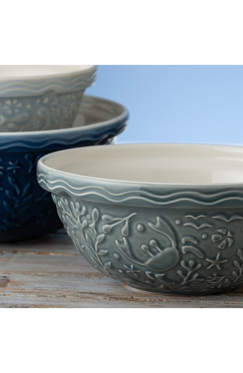 MASON CASH Nautical Collection Crab Size 18 Mixing Bowl, 2.85 Quart, Alternate, color, Green