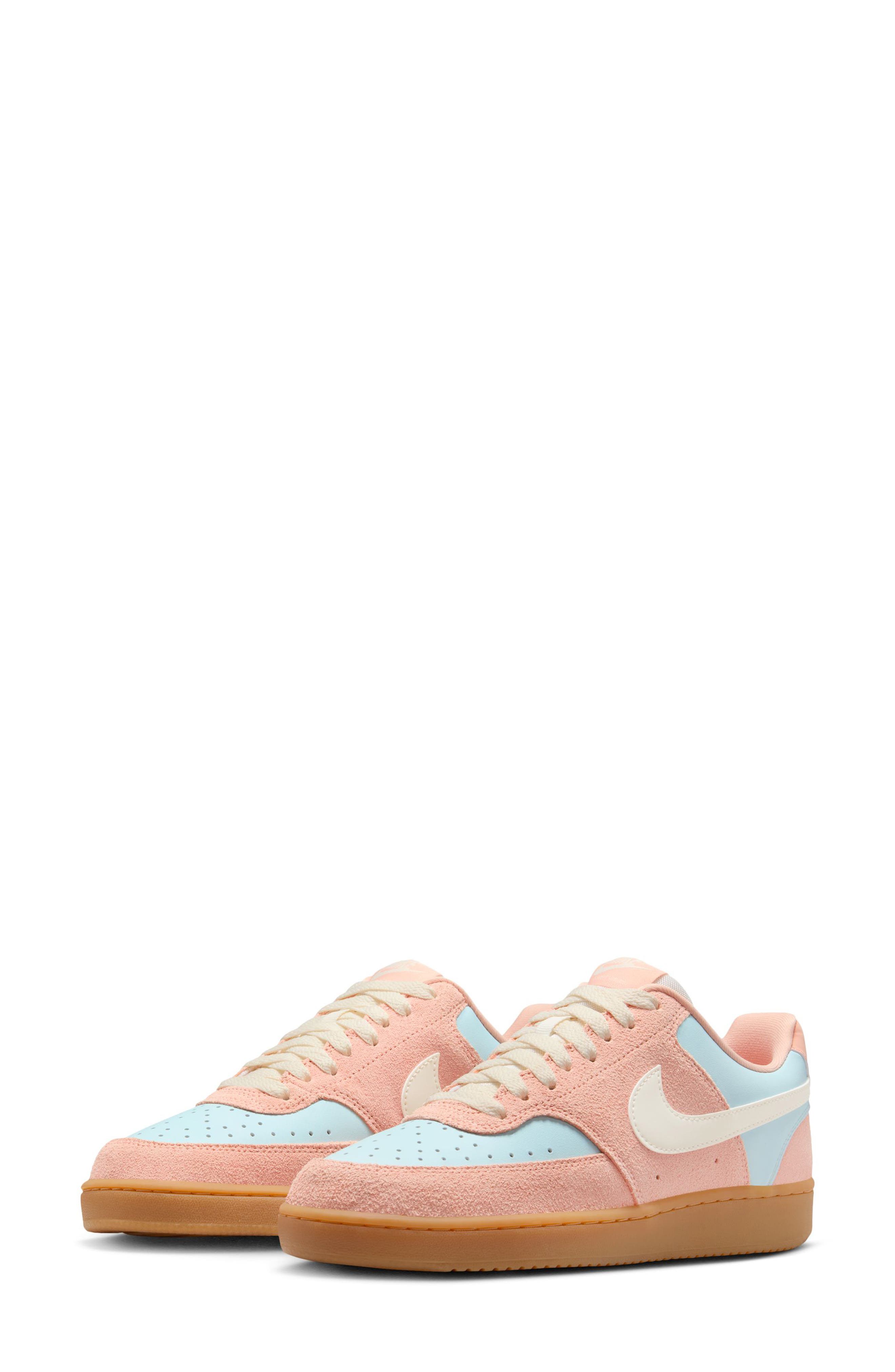 Court Vision Low Sneaker, Main, color, ORANGE/ IVORY/ BLUE