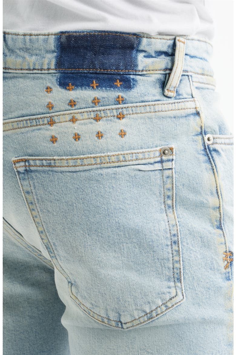 Van Winkle Kasper Blue Ripped Skinny Jeans, Alternate, color, DENIM
