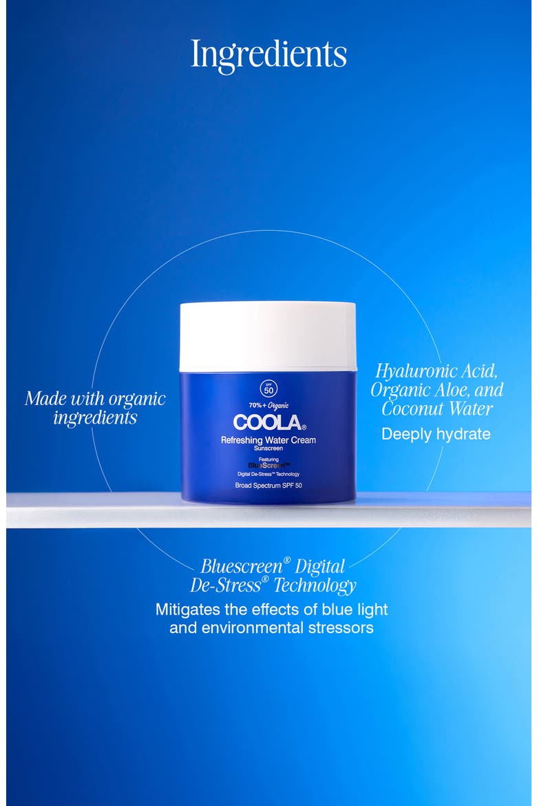 Refreshing Water Cream Broad Spectrum SPF 50 Sunscreen, Alternate, color, NO COLR