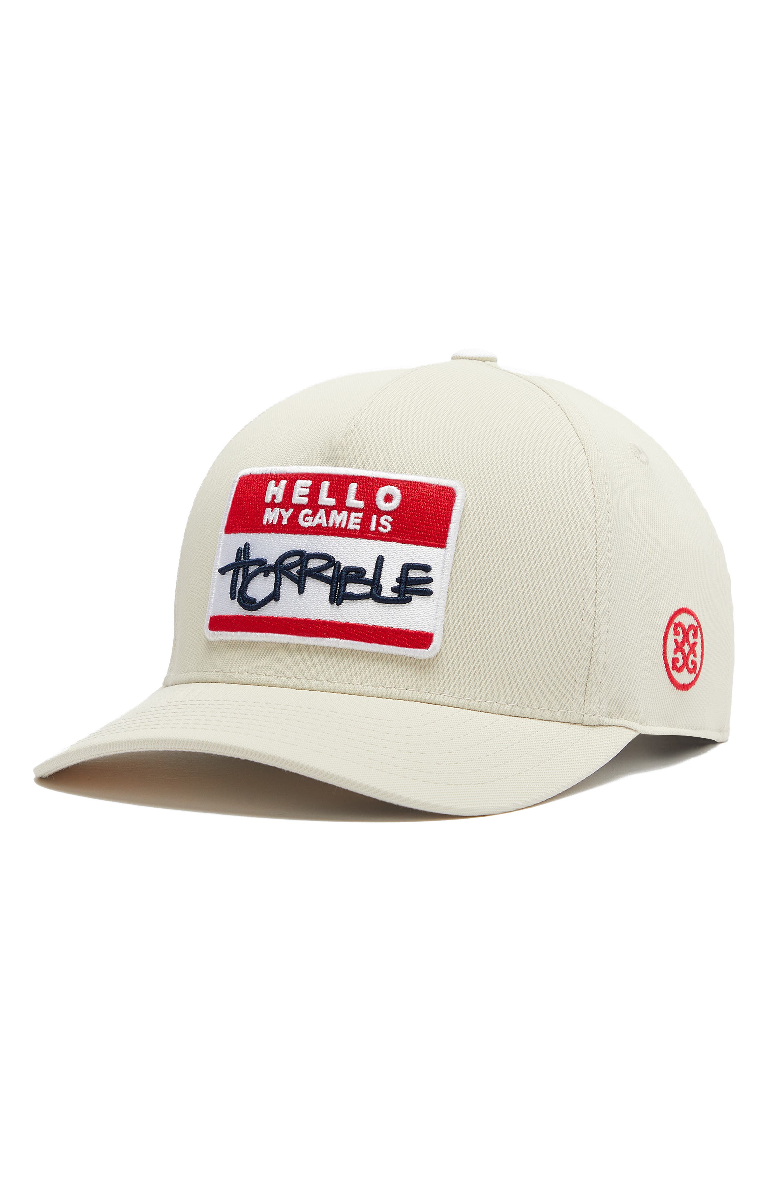 G/fore Hello Adjustable Baseball Cap In Stone