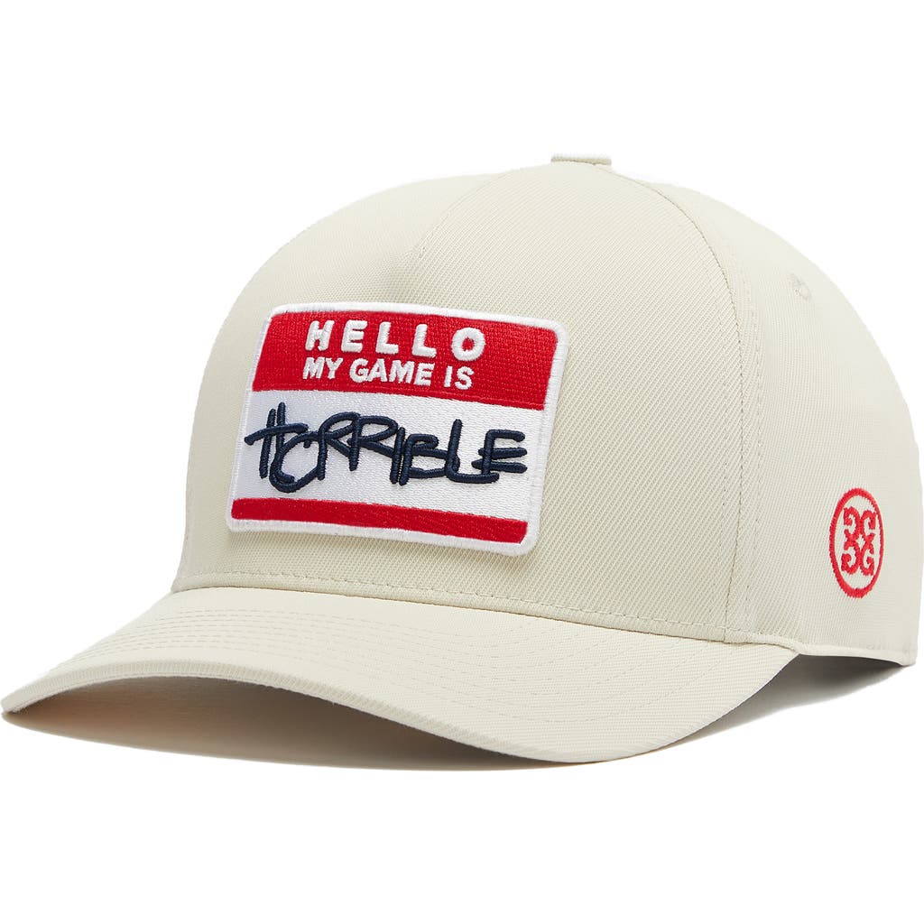 G/fore Hello Adjustable Baseball Cap In Stone