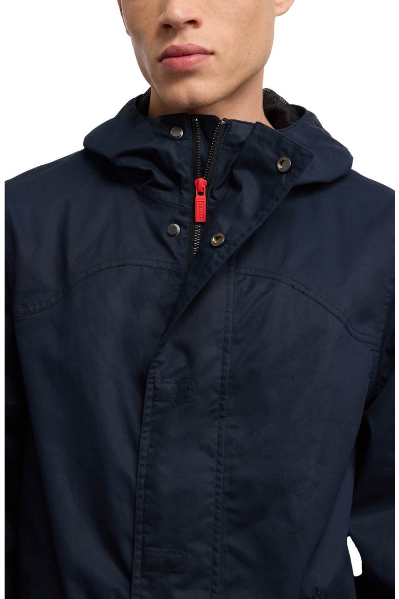 Downing Hooded Rain Jacket, Alternate, color, NIGHT SKY
