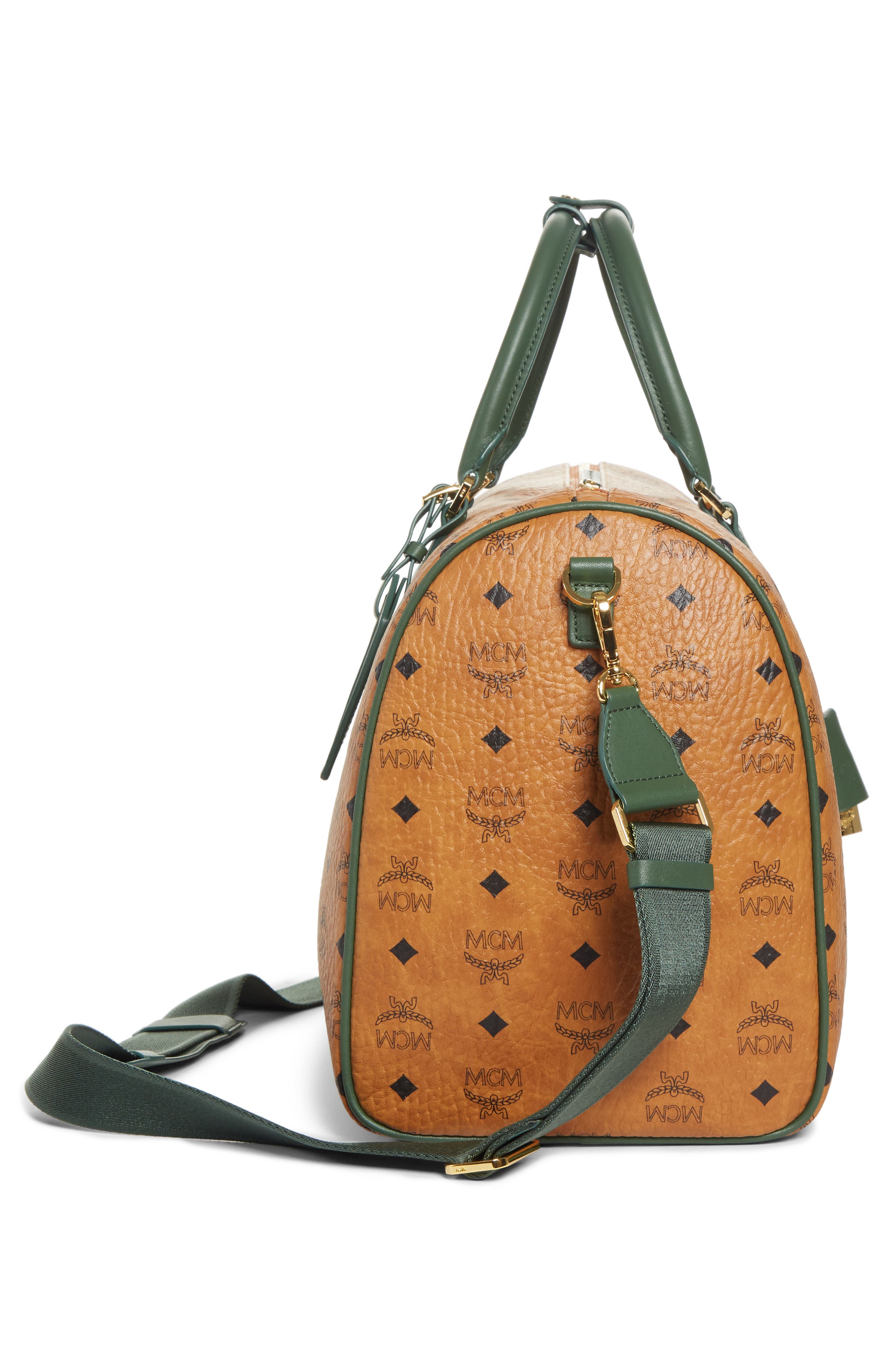 MCM Medium Visetos Weekend Bag, Alternate, color, 