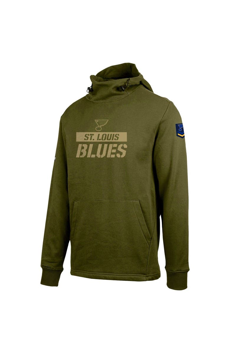 LEVELWEAR Men's Levelwear Green St. Louis Blues Delta Shift Pullover Hoodie, Alternate, color, 