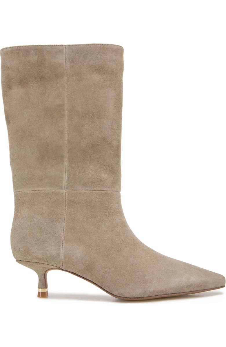 Kenneth Cole Meryl Pointed Toe Boot, Alternate, color, Taupe Suede