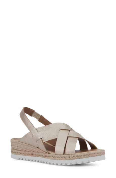 Aquatalia Amaya Water Repellent Slingback Espadrille Wedge Sandal