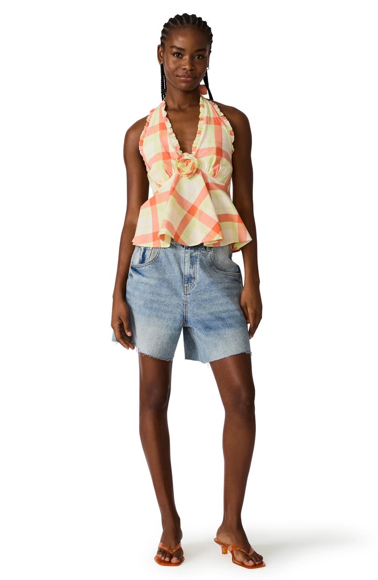 Steve Madden Tania Top, Alternate, color, Plaid
