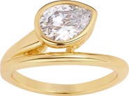 ATHRA LUXE Modern Muse Bezel Wrap Ring