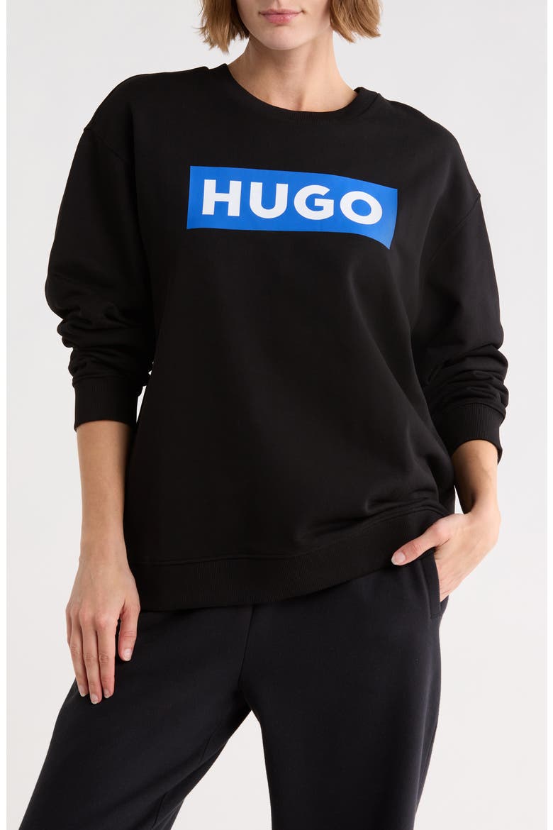 Classic Crewneck Sweatshirt, Main, color, BLACK