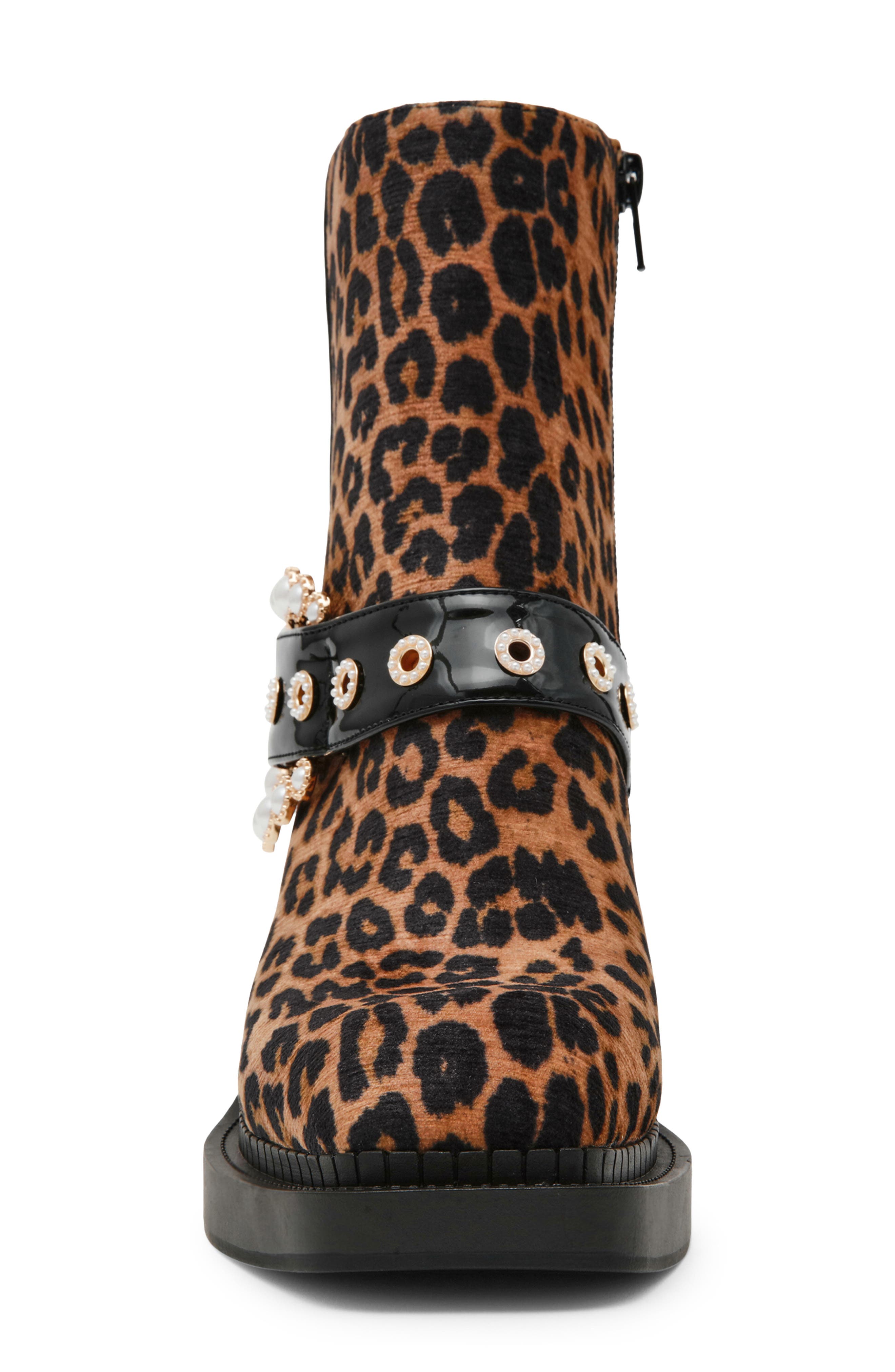 Asher Lace Bootie, Alternate, color, LEOPARD