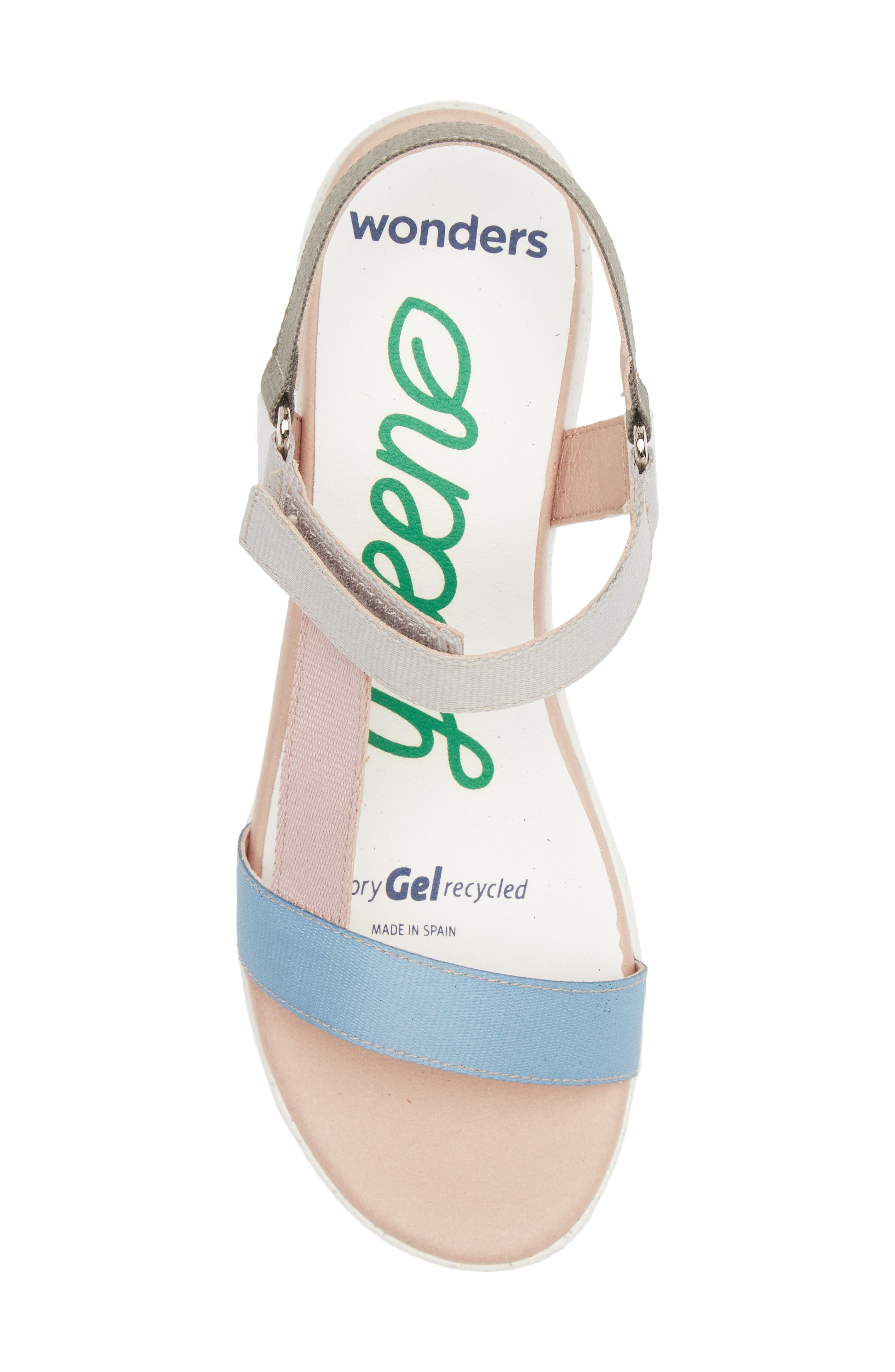 Wonders Nepal Platform Wedge Sandal, Alternate, color, 