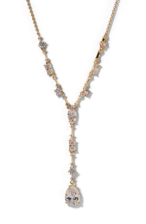 Everleigh Cubic Zirconia Y-Necklace