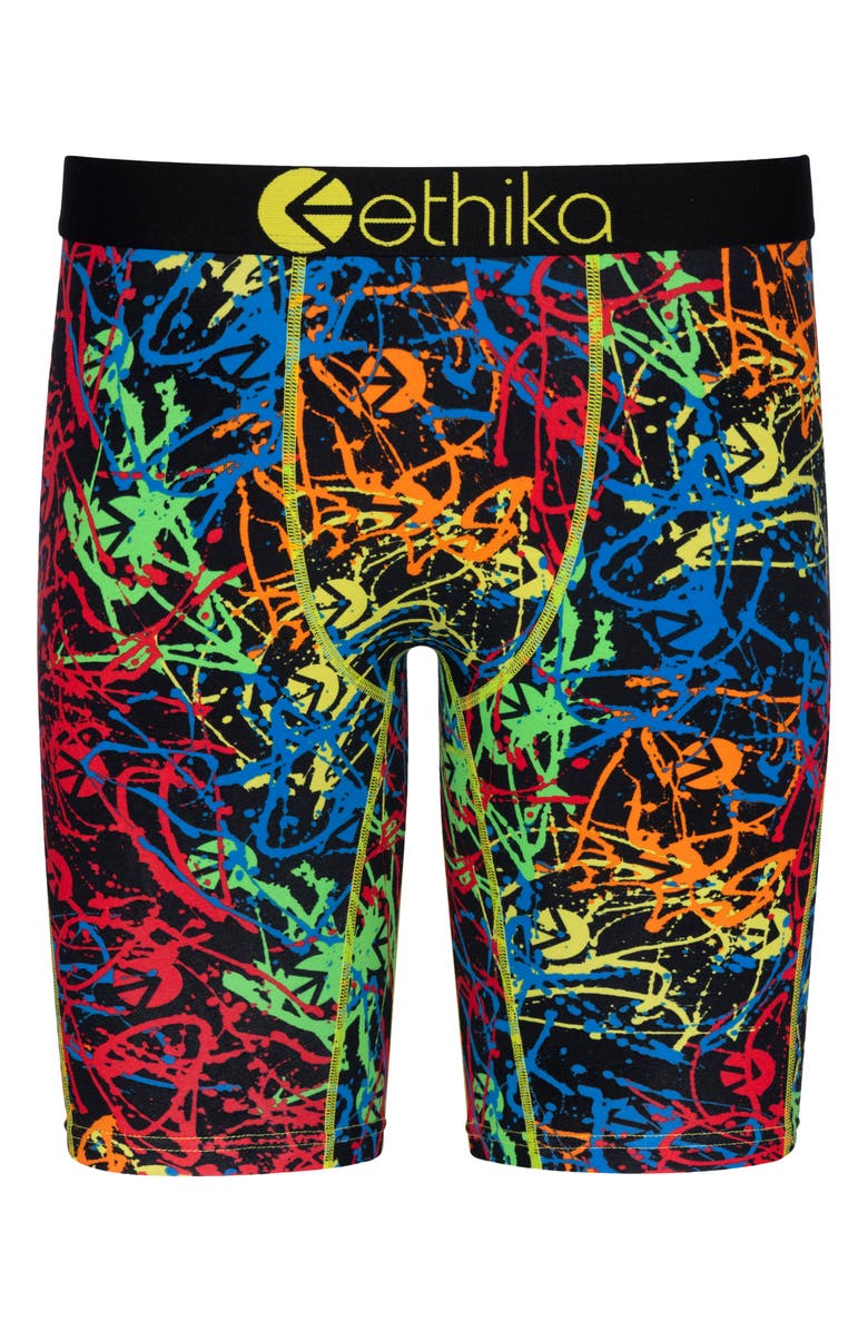 Ethika Kids' Steady Drippin Boxer Briefs, Main, color, 