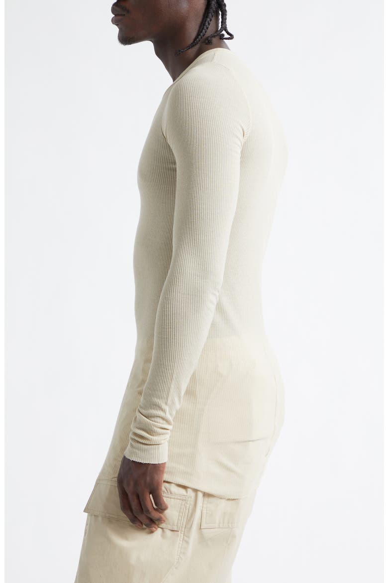Long Sleeve Rib T-Shirt, Alternate, color, SAND