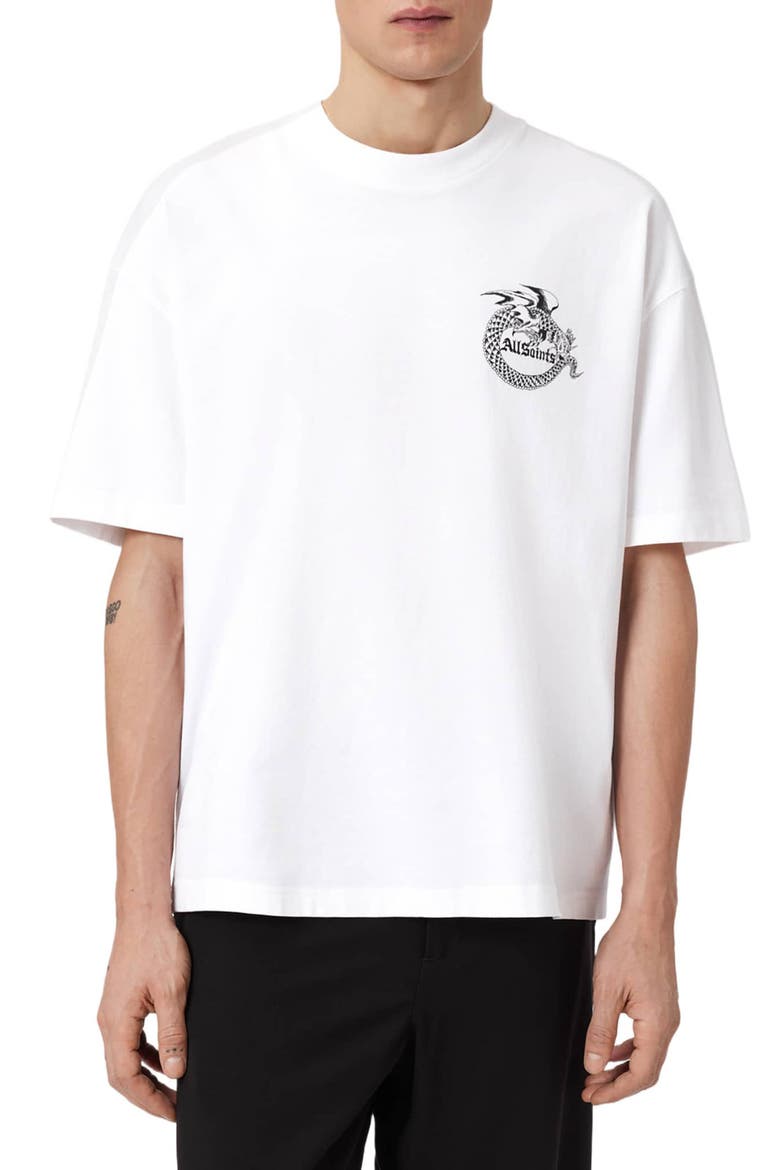 Terra Cotton Graphic T-Shirt, Main, color, OPTIC WHITE