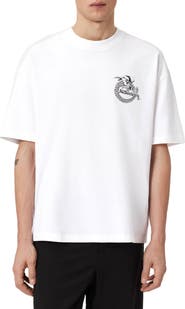 AllSaints Terra Cotton Graphic T-Shirt