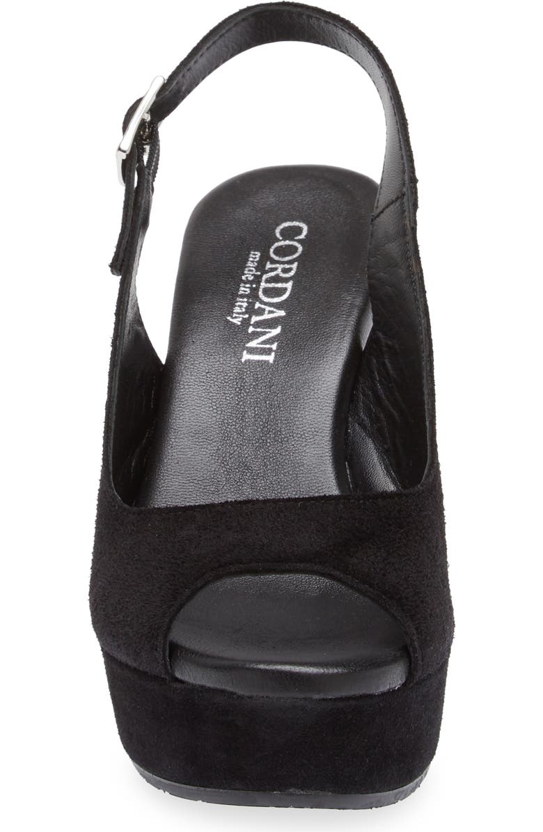 Cordani Tyler Peep Toe Slingback Pump, Alternate, color,