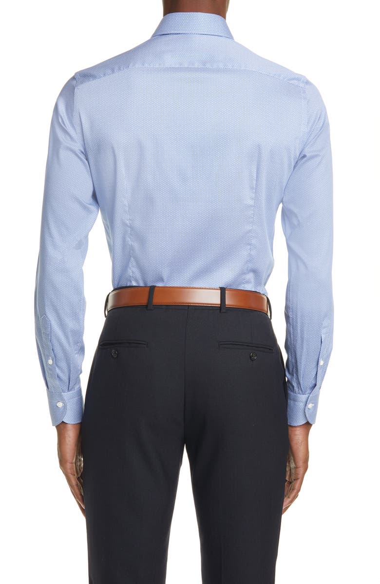 Canali Regular Fit Geometric Dress Shirt, Alternate, color, 