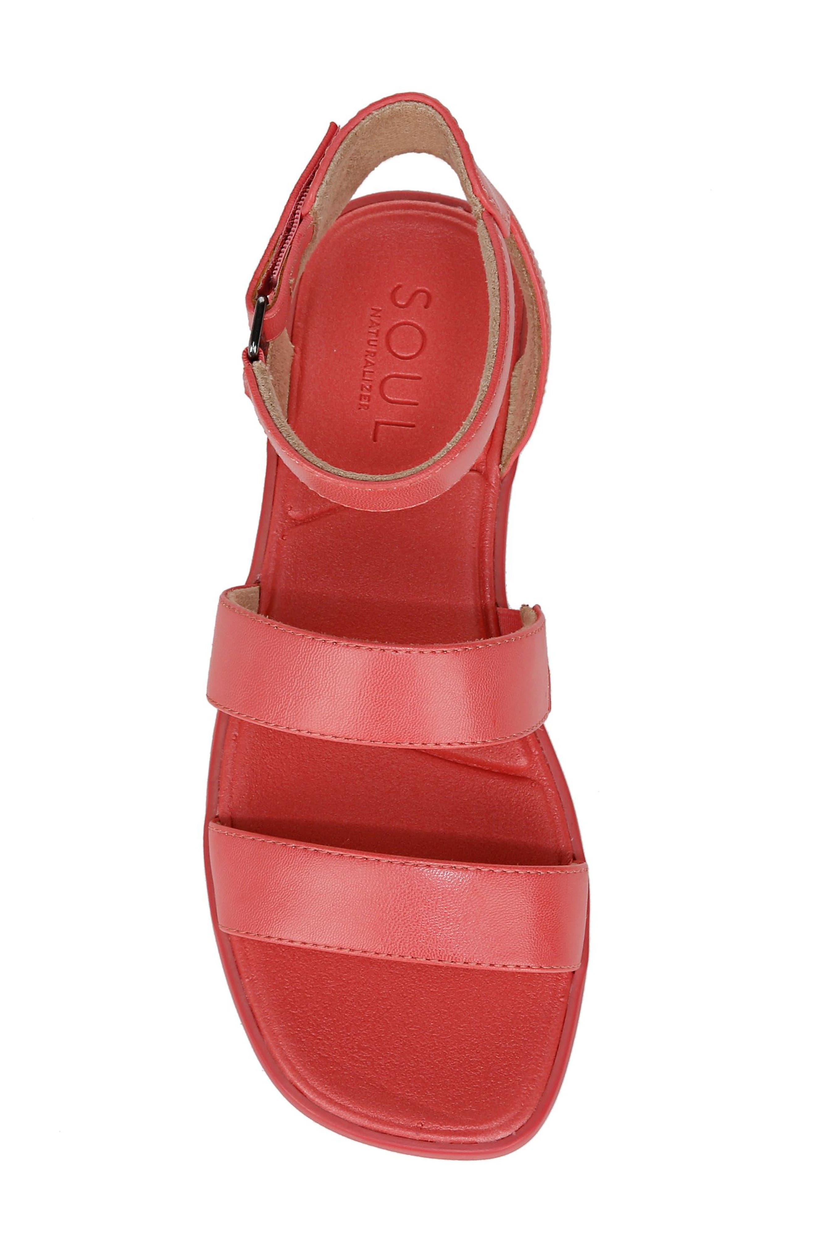 Fiesta Ankle Strap Sandal, Alternate, color, CORAL