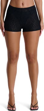 Naked Wardrobe Stretch Lace Hot Pants