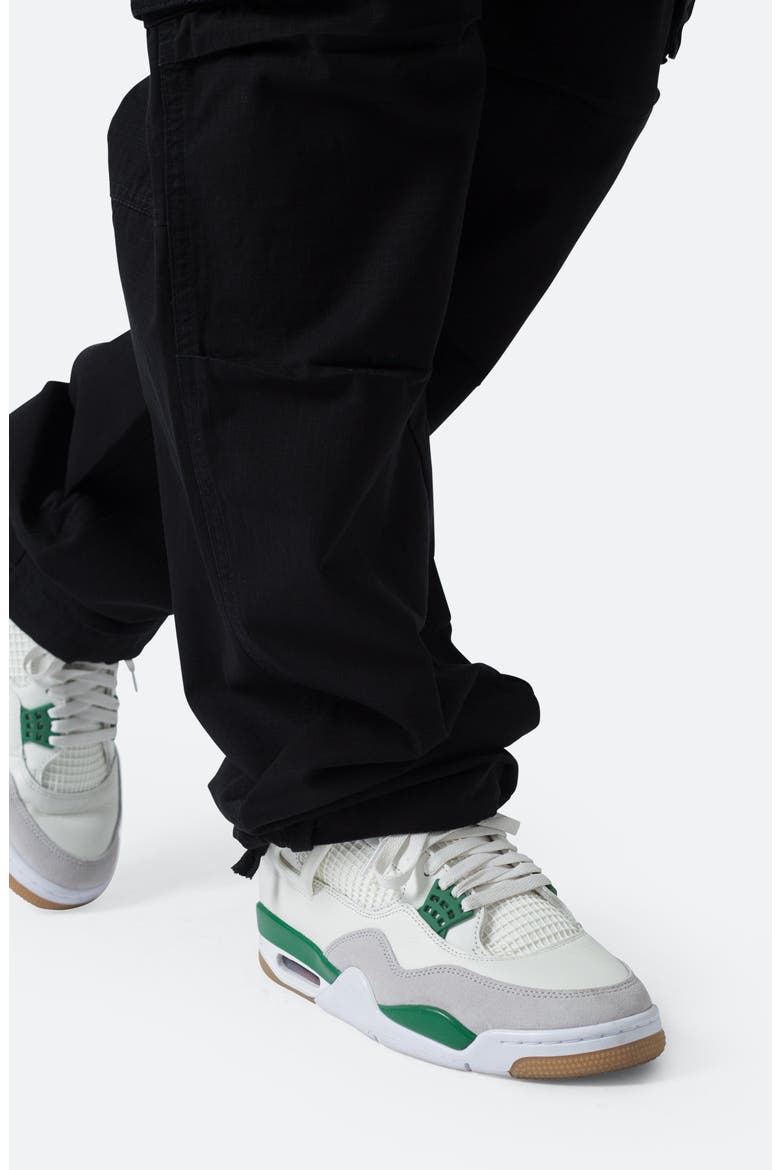 Ultra Baggy Cotton Cargo Pants, Alternate, color, BLACK
