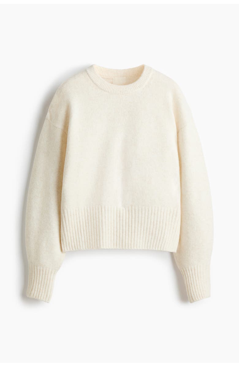 H&M Oversized Jumper, Main, color, Cream