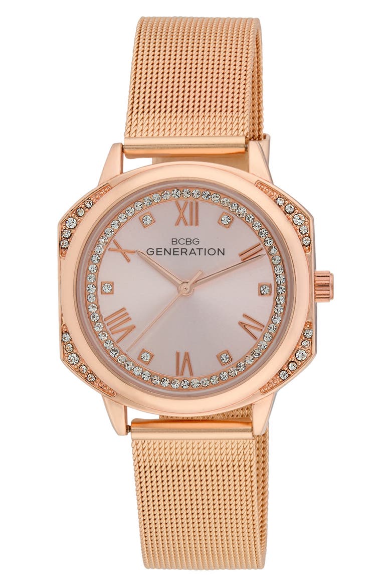 Soho 3 Bracelet Watch, Main, color, ROSE GOLD