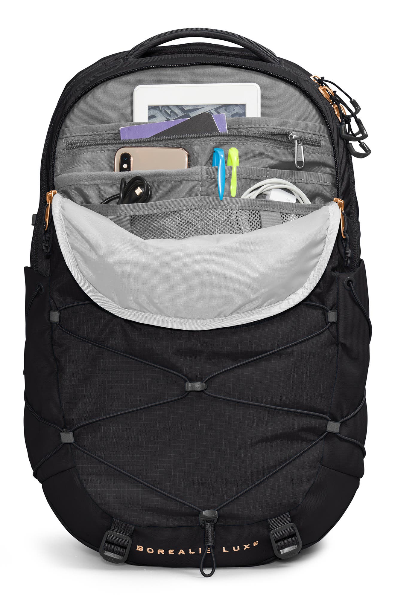 The North Face Borealis Water Repellent Luxe Backpack, Alternate, color, 