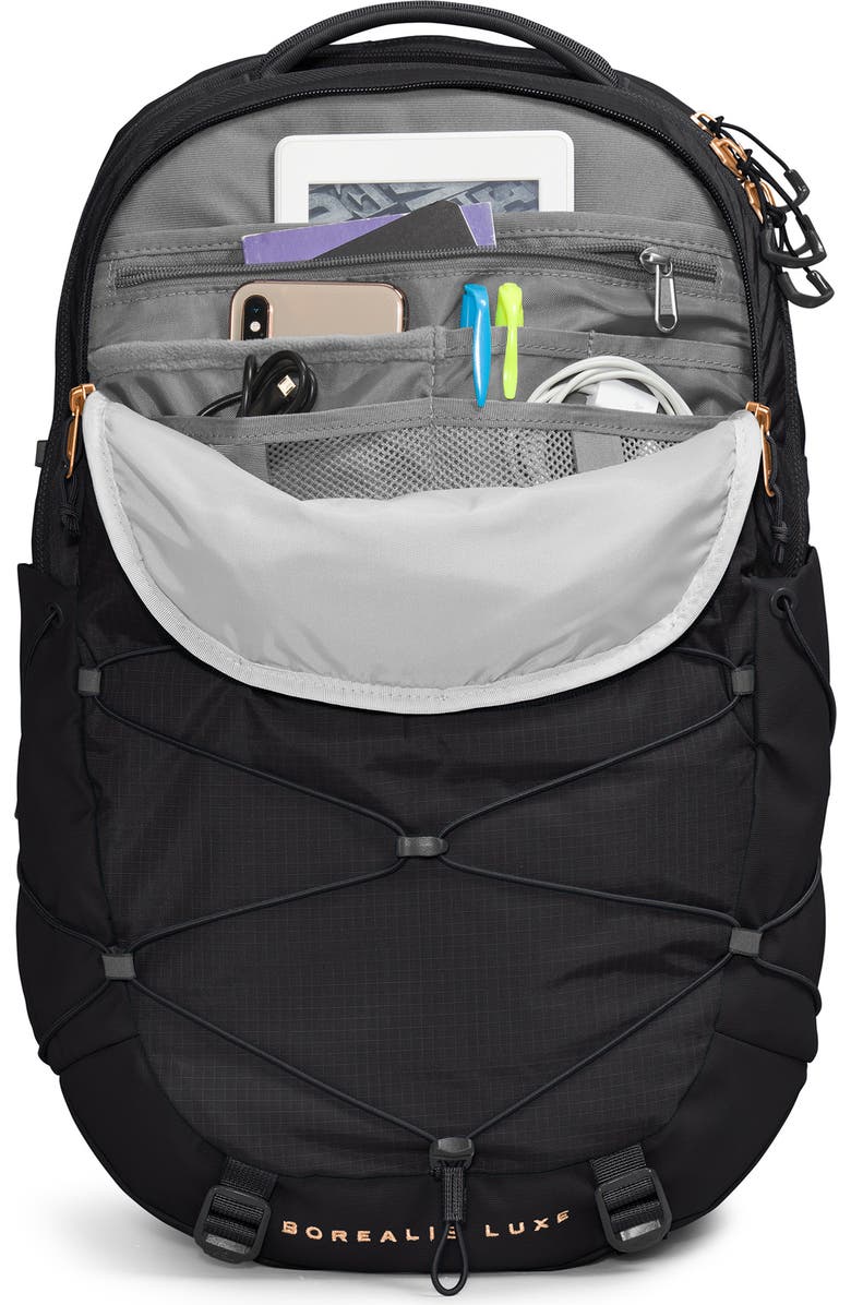 The North Face Borealis Water Repellent Luxe Backpack, Alternate, color,