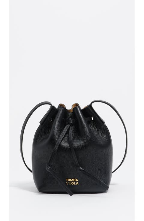 Leather Bucket Bag