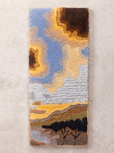 Farida Tufted Wall Art 12"x28"