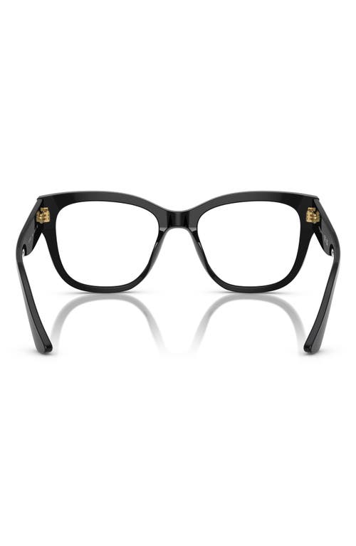 Vogue 49mm Square Optical Glasses In Black
